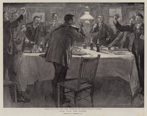Boże chroń królową autorstwa William Hatherell