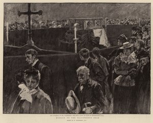 Hołd dla wybitnych zmarłych autorstwa William Hatherell