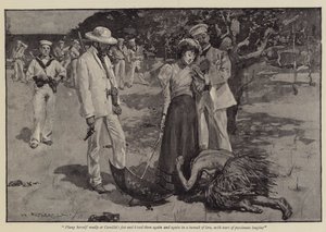 Ilustracja do Triumfu cywilizacji, Grant Allen autorstwa William Hatherell