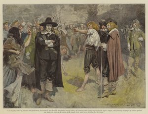 Ilustracja do The Vengeance of Dungarvan, E Lester Arnold (chromolitho) autorstwa William Hatherell