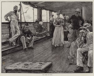 Życie na morzu na australijskim liniowcu autorstwa William Hatherell