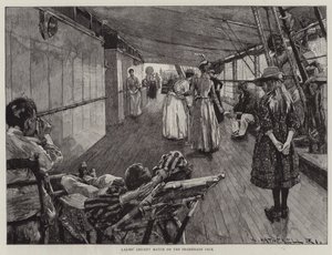 Życie na morzu na australijskim liniowcu autorstwa William Hatherell
