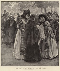 Pierwsze publiczne wystąpienie królowej autorstwa William Hatherell