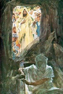 Wskrzeszenie Łazarza autorstwa William Hatherell