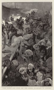 Turcy są na nas! grecki Stampede do Larissa autorstwa William Hatherell