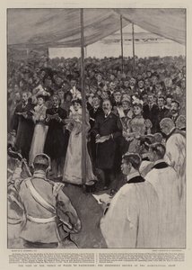 Wizyta Księcia Walii w Eastbourne, Służba Pasterska na Wystawie Rolniczej autorstwa William Hatherell