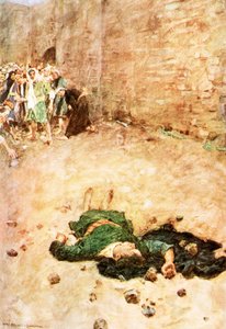 Ukamienowanie Szczepana autorstwa William Hatherell