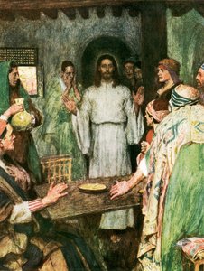 Potem przyszedł Jezus i stanął pośród nich autorstwa William Hatherell