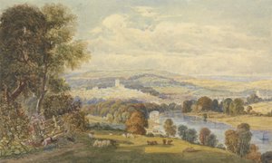 Widok Totnes, Devon autorstwa William Havell