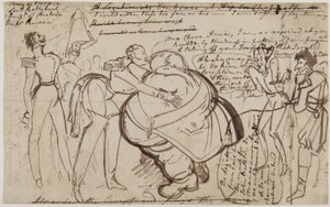 Pocałunek na Kongresie, 1818 autorstwa William Heath