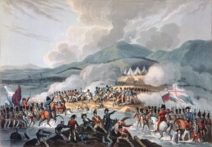 Bitwa pod Bidassoa, 9 października 1813 r.: rycina autorstwa Daniela Havella