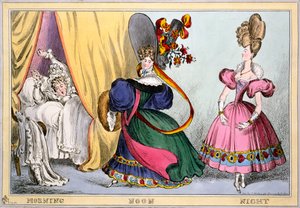 Poranna noc w południe, ok. 1828 r. (ręcznie barwiony grawerunek)
