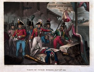 Zdobycie Ciudad Rodrigo 19 stycznia 1812, opublikowane 1818 (akwatinta) autorstwa William Heath