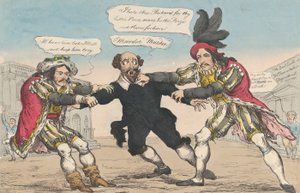 Rywal Richards, czyli Szekspir w niebezpieczeństwie, 18 maja 1814 r. autorstwa William Heath