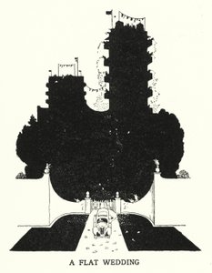 Płaskie wesele (lito) autorstwa William Heath Robinson