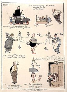 Krótki kurs szkoleniowy dla nowicjusza Rugger autorstwa William Heath Robinson
