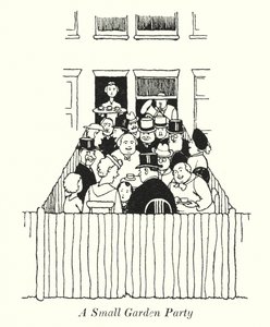 Małe przyjęcie w ogrodzie (lito) autorstwa William Heath Robinson