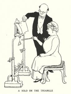 Solo na trójkącie (lito) autorstwa William Heath Robinson