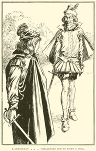 Dżentelmen ? wyzwał go na pojedynek autorstwa William Heath Robinson