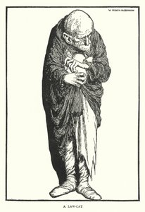 Kot prawa (lito) autorstwa William Heath Robinson