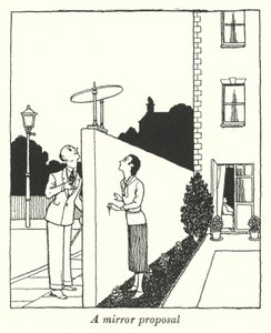 Propozycja lustra (lito) autorstwa William Heath Robinson