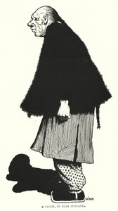 Krawiec z imienia Mustapha (grafika) autorstwa William Heath Robinson
