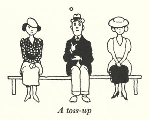 Rzut w górę (lito) autorstwa William Heath Robinson