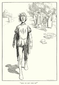 „A więc pozwól mu odejść” (lito) autorstwa William Heath Robinson