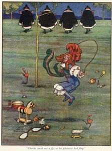 Karol nie dbał o figę, więc jego przyjemności rzuciły się autorstwa William Heath Robinson