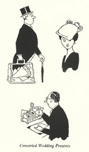 Skonwertowane prezenty ślubne (lito) autorstwa William Heath Robinson