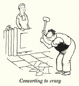 Konwersja do szaleństwa (lito) autorstwa William Heath Robinson