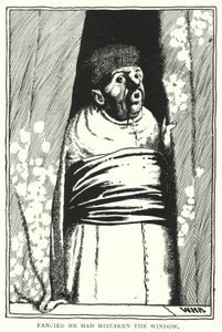 Wydawało mi się, że pomylił okno (grawerunek) autorstwa William Heath Robinson