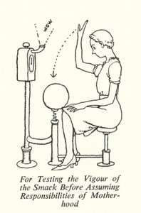 Za testowanie wigoru klapsa przed przyjęciem odpowiedzialności za macierzyństwo (lito) autorstwa William Heath Robinson