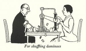 Do tasowania domino (lito) autorstwa William Heath Robinson