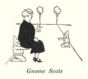 Siedzenia gnomów (lito) autorstwa William Heath Robinson