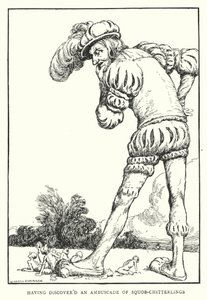 Po odkryciu zasadzki Squob-Chitterlings (lito) autorstwa William Heath Robinson