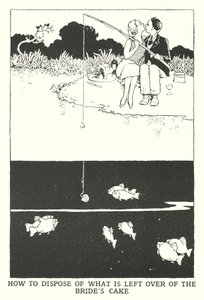 Jak pozbyć się tego, co zostało z ciasta panny młodej (lito) autorstwa William Heath Robinson