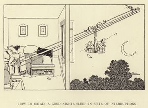 Jak zapewnić sobie spokojny sen pomimo przerw autorstwa William Heath Robinson