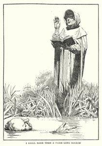 Uczynię z nich faire długie kazanie (litho) autorstwa William Heath Robinson