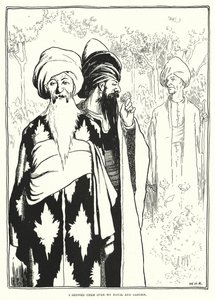 Pokazałem je nad moim domem i ogrodem (grawerunek) autorstwa William Heath Robinson