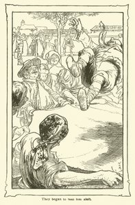 Ilustracja do Don Kichota (lito) autorstwa William Heath Robinson