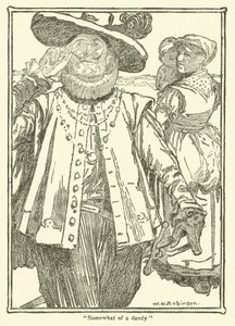 Ilustracja do Don Kichota (lito) autorstwa William Heath Robinson