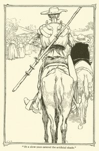 Ilustracja do Don Kichota (lito) autorstwa William Heath Robinson
