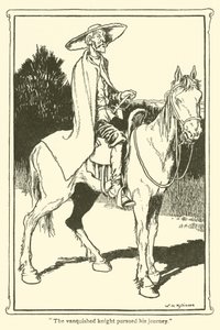 Ilustracja do Don Kichota (lito) autorstwa William Heath Robinson