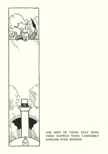 Ilustracja do Ribaldry na kolei autorstwa W Heatha Robinsona (lito) autorstwa William Heath Robinson