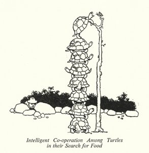 Inteligentna współpraca żółwi w poszukiwaniu pożywienia (lito) autorstwa William Heath Robinson