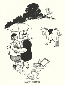 Sztuka wzajemna (lito) autorstwa William Heath Robinson