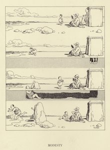 Modesty autorstwa William Heath Robinson