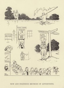 Nowe i pomysłowe metody reklamy autorstwa William Heath Robinson