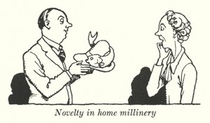 Nowość w modnirstwie domowym (lito) autorstwa William Heath Robinson